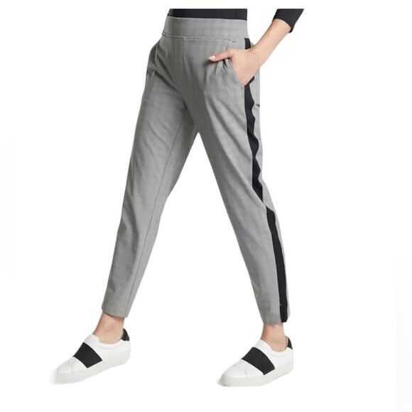 Athleta Brooklyn glen plaid ankle pull on pants size 6 - Picture 1 of 9